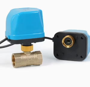 Control valve-DN50 220V 2" Electric Ball Valve with High Quality Brass Body