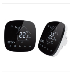 Thermostate-ECB Shape VA nagative display touch screen digital thermostat for central air conditioner